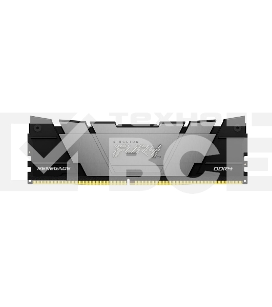 Оперативная память Kingston Fury Renegade, DDR4, 64GB (2x32 GB), 3200 MHz, CL16, с радиатором, чёрный