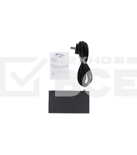 Коммутатор Unmanaged Switch 4x1000Base-T PoE, 1x1000Base-T, PoE Budget 60W, Long-range PoE up to 250m, metal case