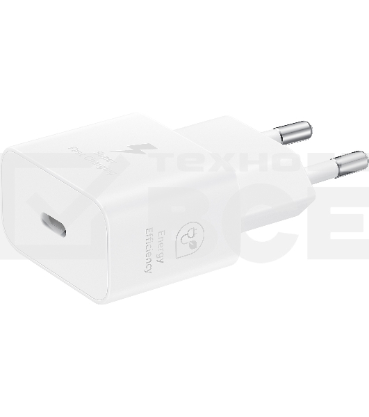 Сетевое зарядное устройство Samsung EP-T2510 25W Type-C белый + cable
