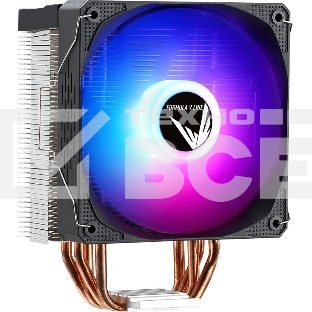 Кулер Aerocool / Formula Ice Burg Plus ARPW 4P ARGB черный 120мм алюминий+медь 34db 4-pin 200W 158мм
