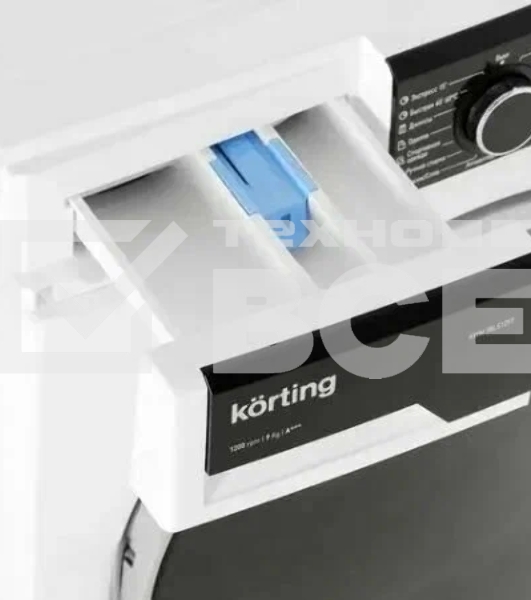 Стиральная машина Korting KWM 58ILS1297 S Серебристый, загрузка фронтальная 9 кг, 1200 об/мин., класс: А+++