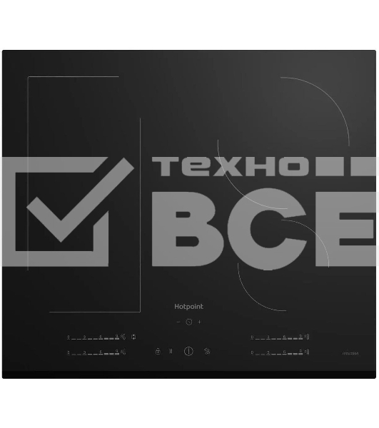Индукционная варочная панель Hotpoint HS 1560B BF, независимая, черный