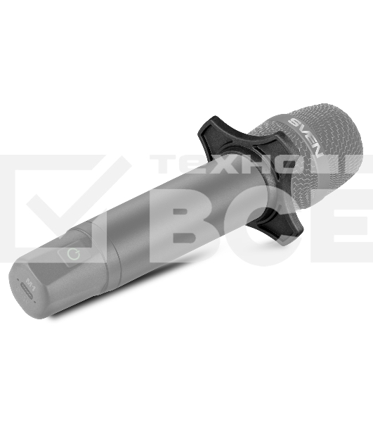 Набор беспроводных микрофонов SVEN MK-742, черный (2.4GHz, 180mAh)