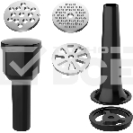 Мясорубка электрическая Rondell RDE-1456 3000Вт черный, фото4