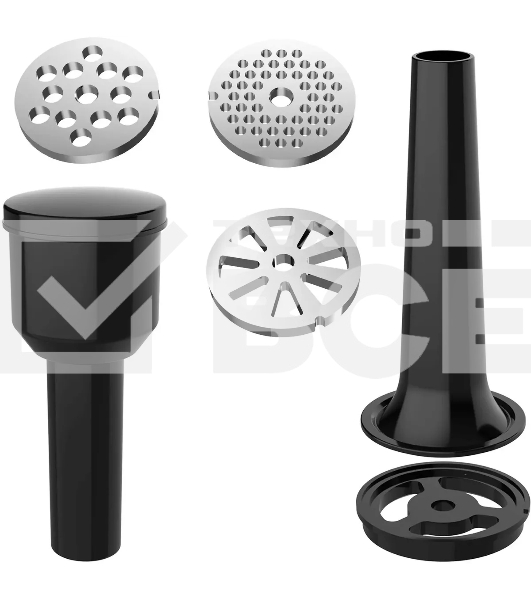 Мясорубка электрическая Rondell RDE-1456 3000Вт черный