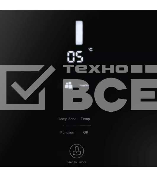 Холодильник Maunfeld MFF177NFB Slim Inverter черный двухкамерный 352/198л морозилка слева, No Frost, Side by Side