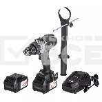 Профессиональный аккумуляторный бесщеточный ударный шуруповерт Klpro KLDM18BHX-50 (18В, Li-ion-2шт, 5.0А·ч, 150Нм, 2 скорости, подсветка, магнитная бита,З/У,в кейсе), фото4