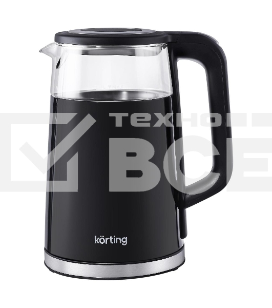 Чайник электрический Korting KWK 0907 G, 1.7л, стекло