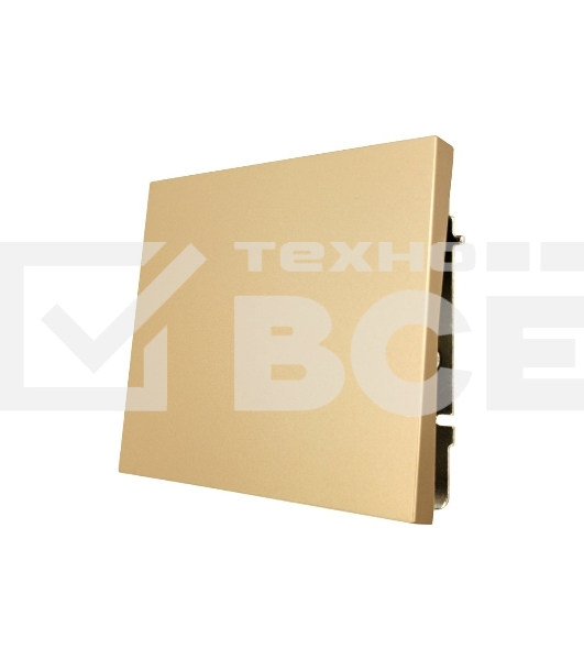 Выключатель 1-кл. СП ZIMA IP20 10А безвинт. зажим зол. LEZARD 704-3688-100QC