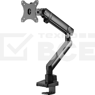 Кронштейн для мониторов Ultramounts UM709 черный 17'-32' макс.8кг крепление к столешнице поворот и наклон