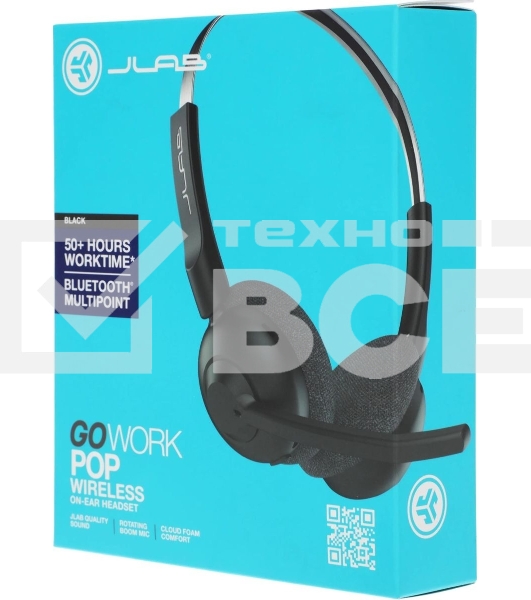 Гарнитура беспроводная GO Work Pop Wireless Headphones - черный