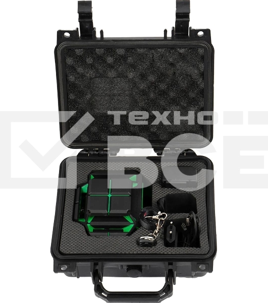 Уровень лазер. Ada LaserTANK 3-360 2кл.лаз. 515нм цв.луч. зеленый 3луч. (А00633)