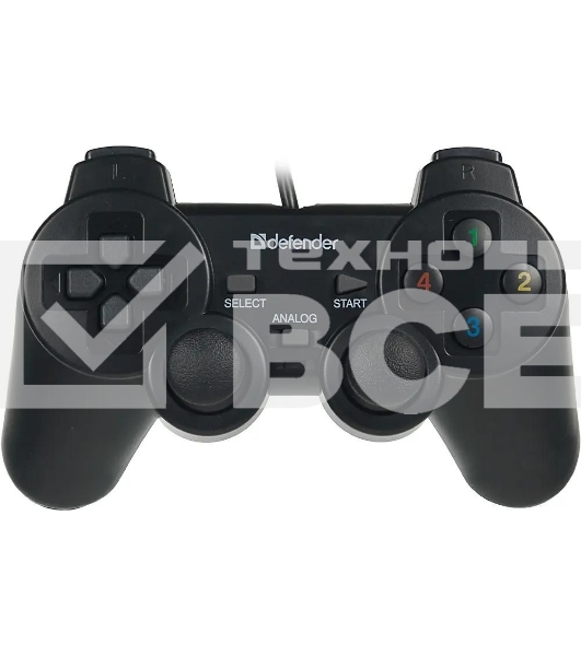 Геймпад Defender Omega USB, Проводной геймпад, 12 кнопок, 2 стика