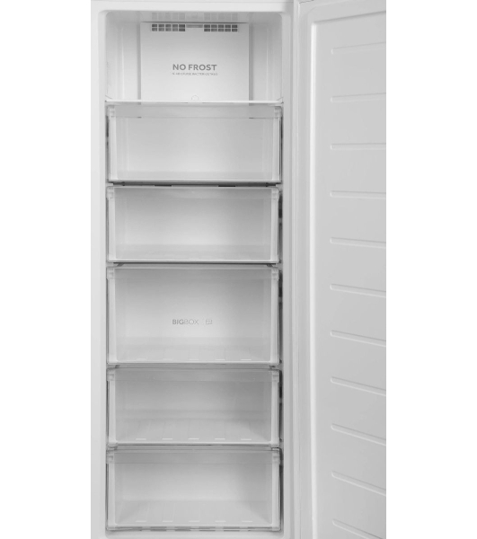 Морозильная камера Haier HF-284SG, серебристый, 255л, 5 ящиков