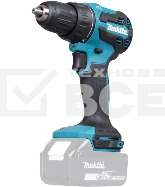 Дрель-шуруповерт Makita DDF490Z, без АКБ, без ЗУ