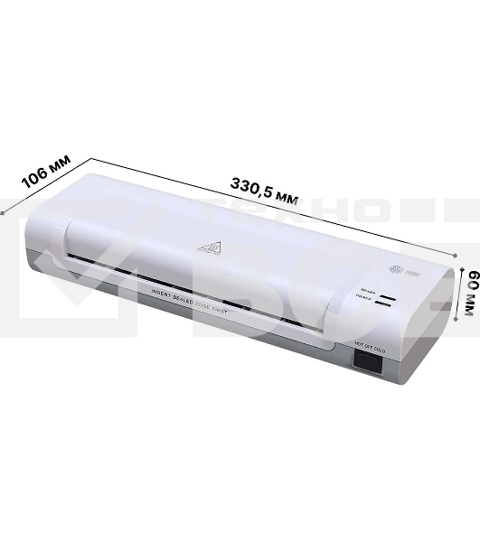 Ламинатор Cactus CS-LAB-D2 белый A4 (70-125мкм) 28см/мин (2вал.) лам.фото