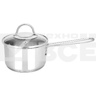 Ковш APPETITE SH05253 pretty 1,5 лиз нерж. стали. Объем 1,5л, размеры: 16х7,5 см, стекл. крышка, прутковая ручка,подар.коробка