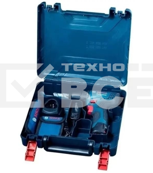 Дрель-шуруповерт Bosch GSR 120 Li, 12 В, 2 Ач, 30 Нм, щеточный