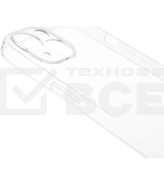 Чехол (клип-кейс) BoraSCO для Apple iPhone 15 Plus прозрачный