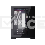 Компьютерный корпус Powercase Vision Micro, Black, Tempered Glass, 4х 120mm 5-color fan, чёрный, mATX  (CVBM-L4), фото7