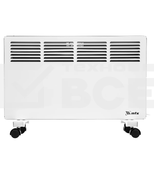 Конвектор MTX КМ-2000.2 белый, 2000 Вт, 25 м2, термостат