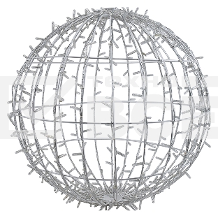 Светодиодная фигура Шар диаметр 80см 300 LED ТЕПЛЫЙ БЕЛЫЙ эффект мерцания 230В NEON-NIGHT