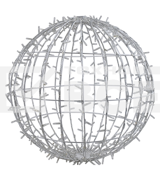 Светодиодная фигура Шар диаметр 80см 300 LED ТЕПЛЫЙ БЕЛЫЙ эффект мерцания 230В NEON-NIGHT