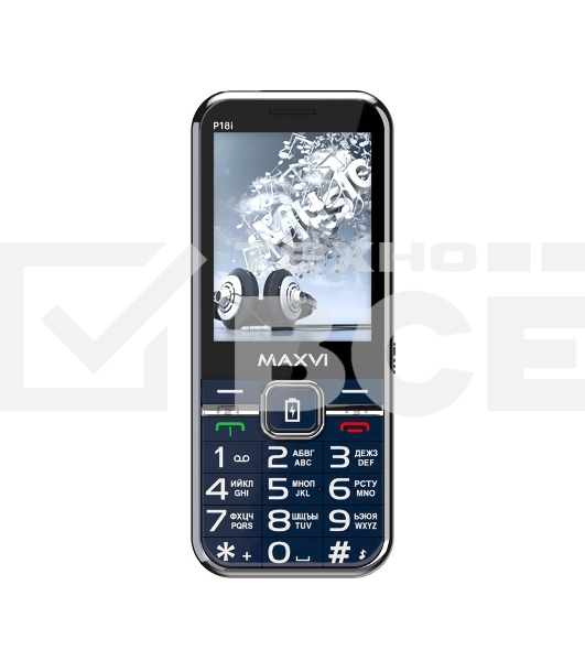 Мобильный телефон Maxvi P18i синий