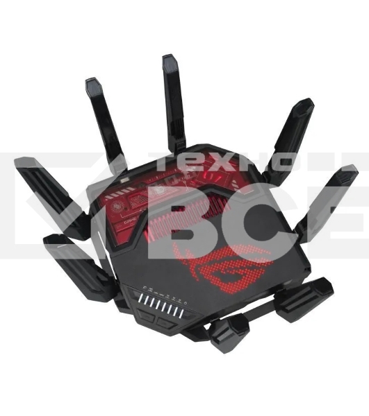Маршрутизатор ASUS GT-BE19000, черный/красный, 90IG0850-MO9A0V