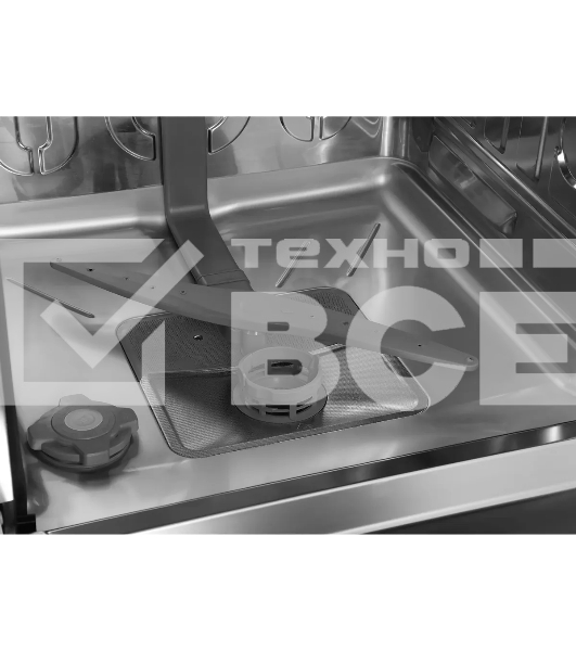 Встраиваемая посудомоечная машина Hyundai HBD 642 2100 Вт, полноразмерная, нержавеющая сталь, инвертер, загрузка 13 комплектов