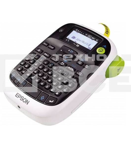 Принтер ленточный термотрансферный EPSON LabelWorks LW-400 180 dpi, 6 мм/сек, белый