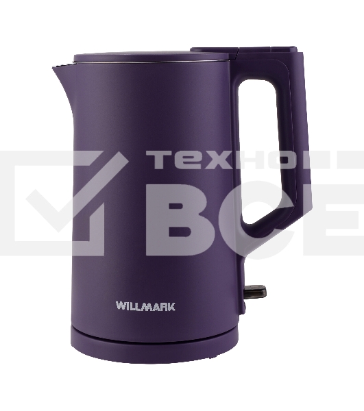 Чайник электрический Willmark WEK-1828PS фиолетовый, 1.8 л, 2000 Вт
