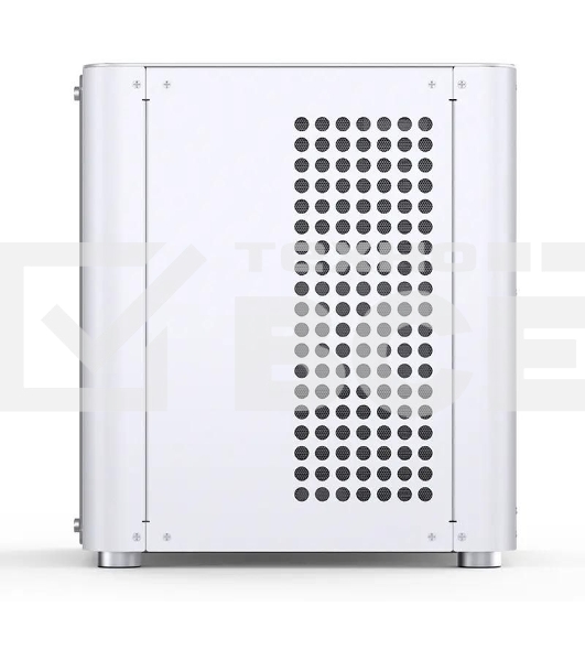 Корпус без блока питания JONSBO TK-1, Mini-Tower, TG, no fan, 1xUSB-A 3.2 + 1xUSB-C 3.2, mATX, mITX White