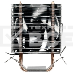 Кулер для процессора DEEPCOOL AG200 черный, 92 мм, алюминий/медь, 3050 об/мин, 30.5 дБ, 4 pin, 100 Вт, 133 мм, фото5