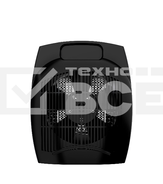 Тепловентилятор Oasis КS-15 черный/серый