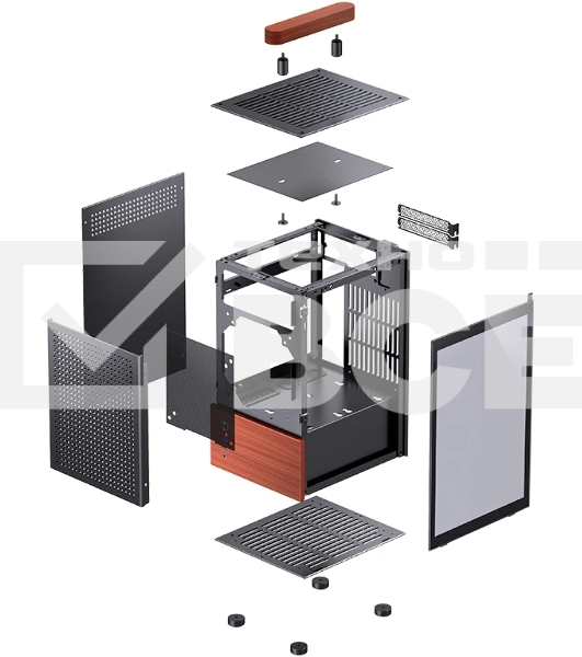 Компьютерный корпус JONSBO Computer Case T6 черный
