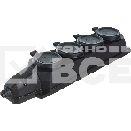 Колодка каучуковая 4-м с заземл. 16А IP44 черный ЭРА Б0044546, фото 1