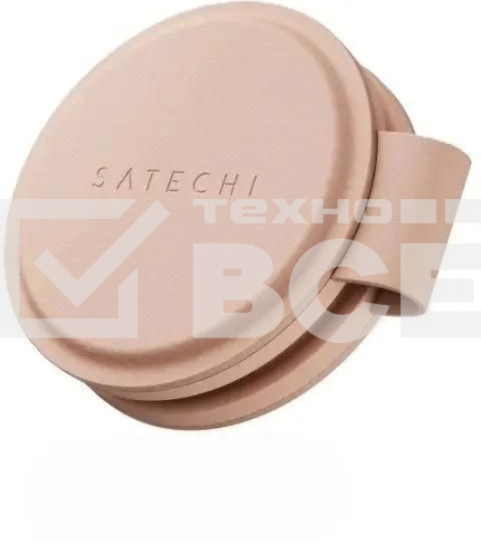 Переносное зарядное устройство Satechi Qi2 OntheGo 2-in-1 Wireless Charger, нежно-розовый