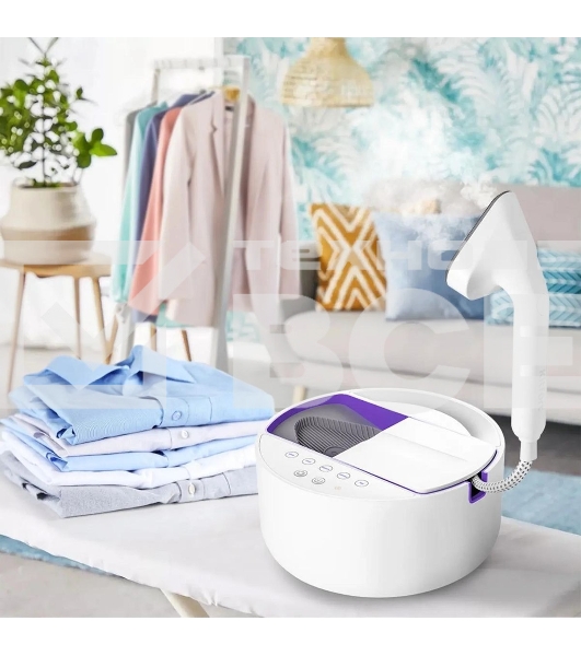 Отпариватель Kitfort КТ-9110-1 белый/фиолетовый, 2180 Вт, 45 г/мин, 600 мл