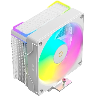 Кулер для процессора Ocypus Delta A40 SE WH ARGB, 120мм ARGB FAN, Top ARGB Panel, 4 HEAT PIPES, 4-PIN PWM, 800-1800 RPM, 31DBA, HYDRO BEARING, LGA115X/1200/1700/18XX, AM4/AM5