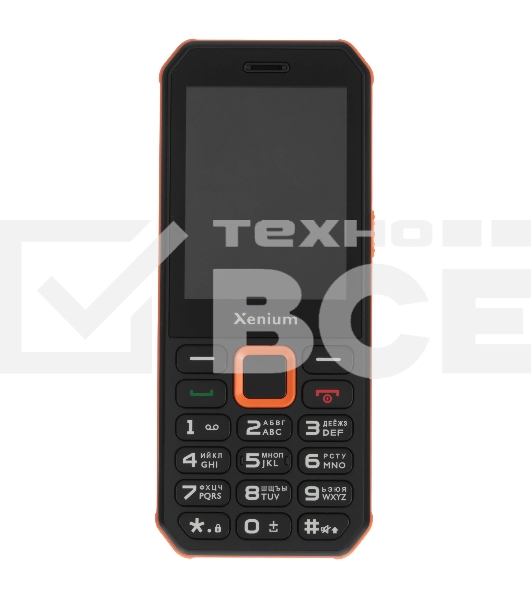 Мобильный телефон Xenium X300 черный/оранжевый