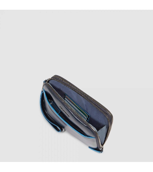 Клатч мужской Piquadro Blue Square AC6901B2R/BLU2 темно-синий натур.кожа