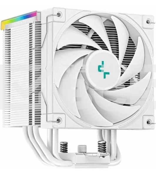 Кулер для процессора DEEPCOOL AK500 DIGITAL WH белый, 120 мм, алюминий/медь, 1850 об/мин, 28 дБ, 4 pin, 240 Вт, 160 мм