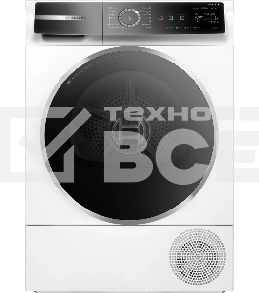 Сушильная машина Bosch Serie 8 WQB245B0ME белый, с английской панелью