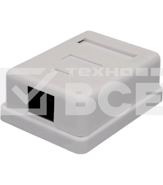 Розетка Suprlan 10-0355-1, RJ45 1 кат.6 UTP