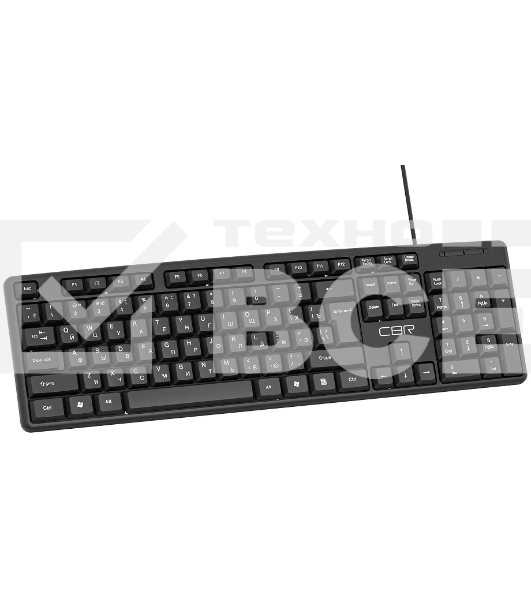 Клавиатура CBR KB 100 проводная, USB, чёрный