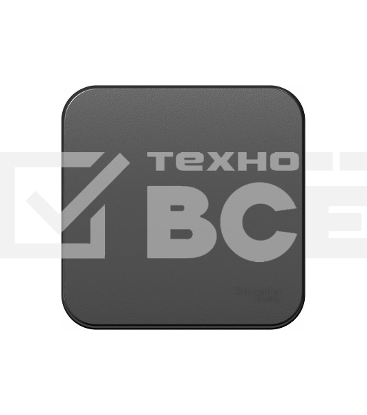 Выключатель 1-кл. ОП BLANCA (сх.1) 10А 250В изол. пласт. антрацит SchE BLNVA101016