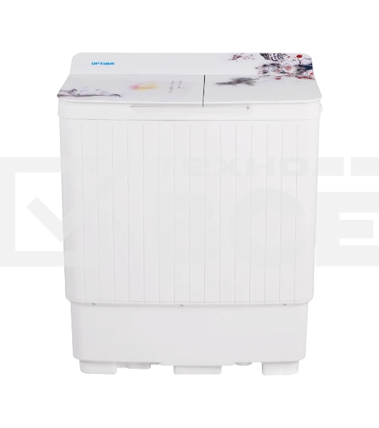 Стиральная машина OPTIMA МСП-66СТ белая, загрузка вертикальная 6кг, 1350 об/мин., класс: A