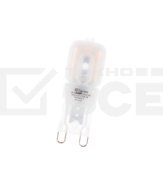 Лампа светодиодная FERON LB-430 (25636) 5W 230V G9 2700K