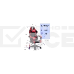 Кресло игровое Defender Expert черный/Красный, класс 3, ткань, фото2
